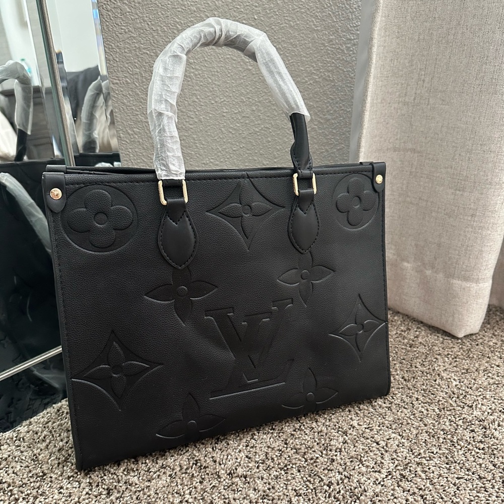Black LV Tote